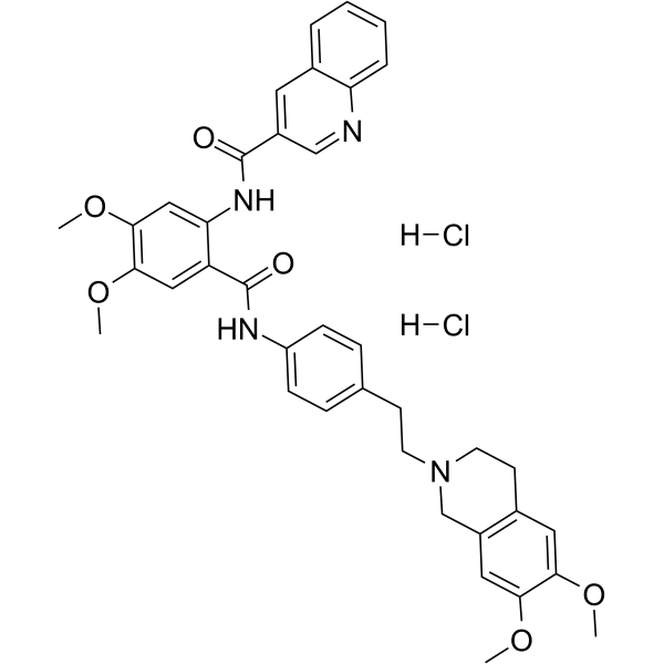 Tariquidar dihydrochloride (XR9576 dihydrochloride) 1992047-62-7